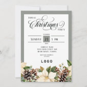 Corporate Logo kerstfeest Kaart (Voorkant)