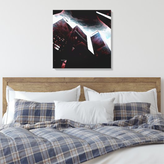 Corporate Overlords Canvas Afdruk (Insitu (Slaapkamer))