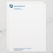 Corporate Squares Letterhead Briefhoofd Sjabloon (Voorkant / Achterkant)