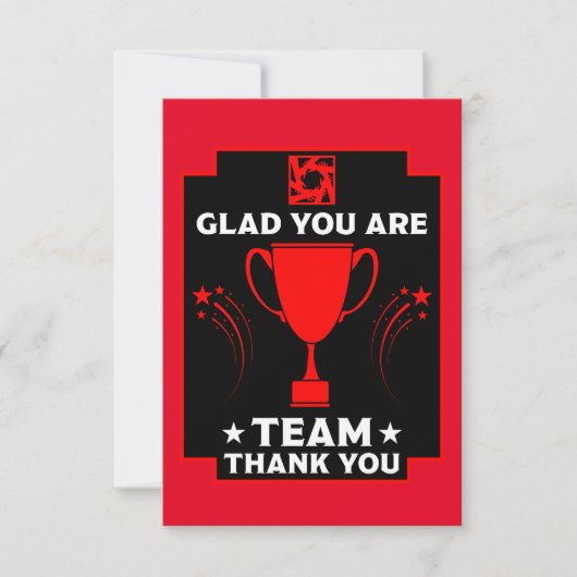 Corporate Team Bedankt (Voorkant)