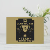 Corporate Team Bedankt (Staand voorkant)