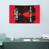 Corporate Team Bedankt Spandoek (Beurs)