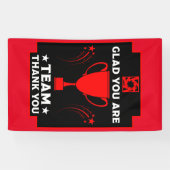 Corporate Team Bedankt Spandoek (Horizontaal)