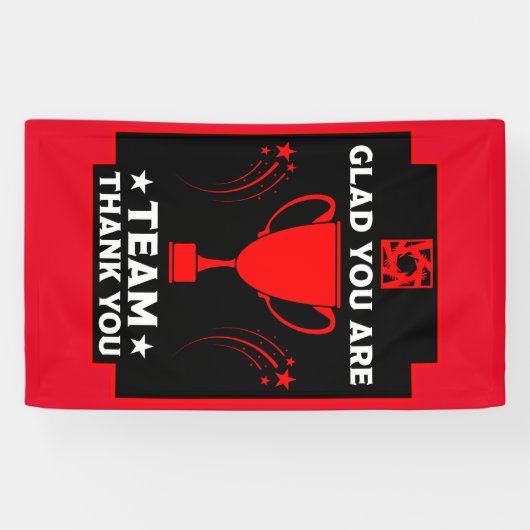 Corporate Team Bedankt Spandoek (Horizontaal)