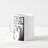 Corps À La Science-Fiction Drôle Mug (Devant gauche)