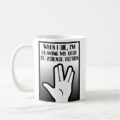 Corps À La Science-Fiction Drôle Mug (Gauche)