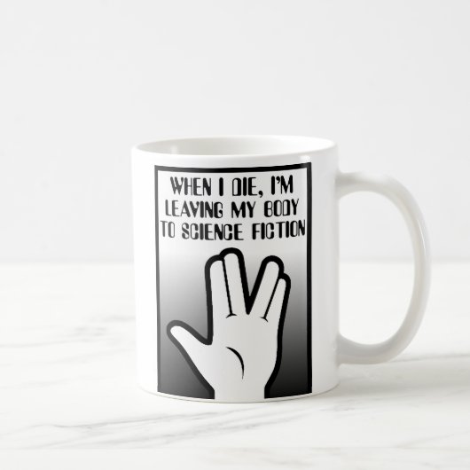 Corps À La Science-Fiction Drôle Mug (Droite)