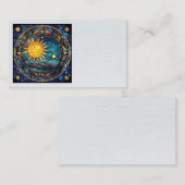 Corps céleste Cartes de visite (Devant / Derrière)