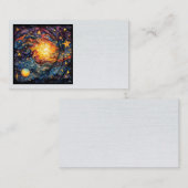 Corps céleste Cartes de visite (Devant / Derrière)