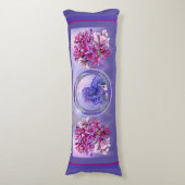 Corps de sirène marine violet coussin (Devant (Vertical))
