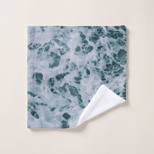 Corps d'eau et de mousses de mer (Gant de toilette)