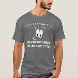 Corps en construction T-shirt noir