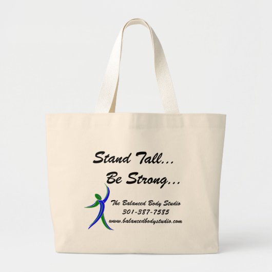 Corps équilibré - support grand - sac fourre-tout (Devant)