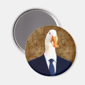 Corps humain en costume avec Goose Head Magnet (Recto/Verso)