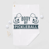 "Corps par la serviette de Pickleball" Microfiber (En situation)