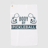 "Corps par la serviette de Pickleball" Microfiber (Devant)
