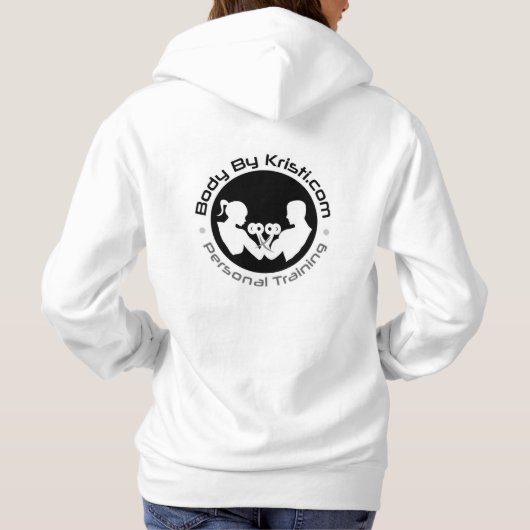 Corps par le sweat - shirt à capuche des femmes (Dos)