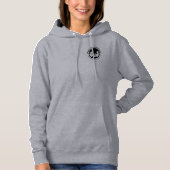 Corps par le sweat - shirt à capuche des femmes (Devant)