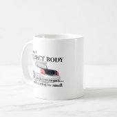 Corps Parfait Dans Le tronc Drôle Humour Mug (Devant gauche)