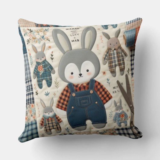 corps rustique coussin orignal coussin ours (Verso)