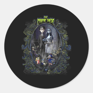 Corpse Bride De bruidegom &versterker; Het bruid e Ronde Sticker
