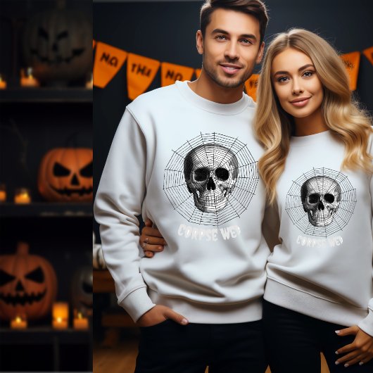 Corpse Web Halloween Spooky Horror Trui