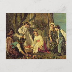 Corpus Christi, 1855 Briefkaart