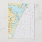 Corpus Christi Nautical Chart Briefkaart (Voorkant)