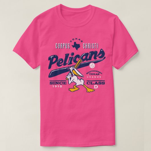 Corpus Christi Pelicans T-shirt (Design voorkant)