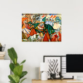 Corpus Christi Procession, Amadeo de Souza-Cardoso Poster (Thuiskantoor)