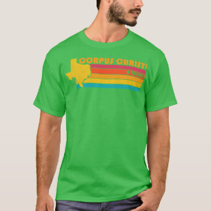 Corpus Christi Texas Antieke Souvenir met Afstand T-shirt