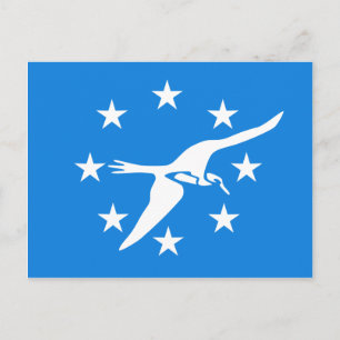 Corpus Christi, Texas, vlag van de Verenigde State Briefkaart