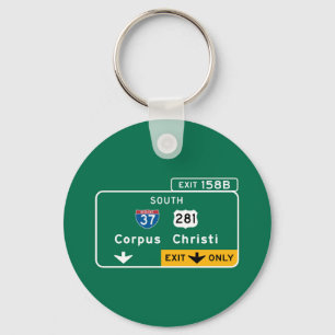 Corpus Christi, TX Sleutelhanger