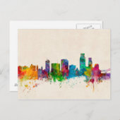 Corpus Christie Texas Skyline Briefkaart (Voorkant / Achterkant)