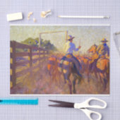 Corral Dust van Maynard Dixon Tissuepapier (Craft)