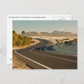 Corralejo Desert Road Briefkaart (Voorkant / Achterkant)