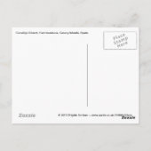 Corralejo Desert Road Briefkaart (Achterkant)