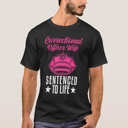Correct functionaris Gevangenis vrouw Citaat Deten T-shirt (Voorkant)