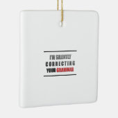 Correct Grammar Keramisch Ornament (Rechts)