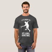 CORRECT pour frapper un T-shirt de racquetball de (Devant entier)