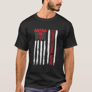 Correct verpleegkundig verpleegkundig Patriottisch T-shirt