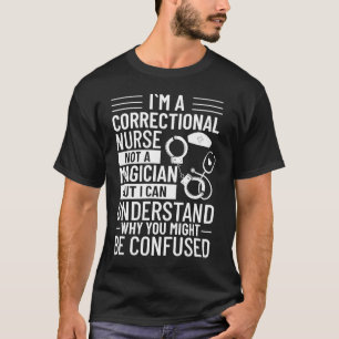 Correcte verpleeggevangenis voor verpleegsters in t-shirt
