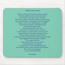 Correcte verpleegkundige muismat