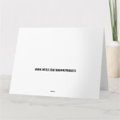 CORRECTE VIEILLE DAME SURSIZÉE CARTE D'ANNIVERSAIR (Dos)