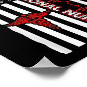 Correctie Nurse USA Vlag Nursing RN Poster (Hoek)