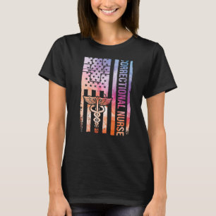 Correctie voor zenuwuitstorting Amerikaanse vlag T-shirt