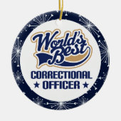 Correctiebeambte Gift Ornament (Voorkant)