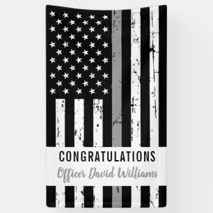 Correctiebeambte Thin Grey Line Party Banner
