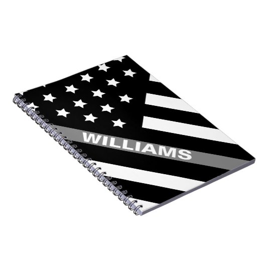 Correctiebeambte zwarte vlag Notitieboek (Rechterzijde)