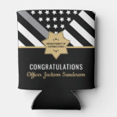 Correctiecoördinator Thin Silver Line Retirement Blikjeskoeler (Achterkant)